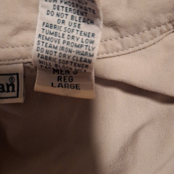 L.L.Bean men's button down shirt size large - Picture 7 of 7